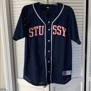 Stussy Men’s mesh baseball jersey